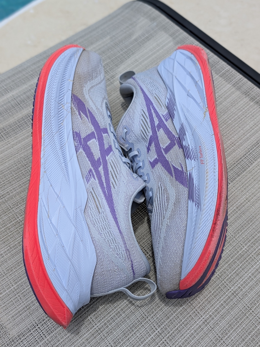 ASICS Superblast 2 Unisex Running Shoes Grey Purple 1013A142 Mens 11 Womens 12.5 - Picture 8 of 12